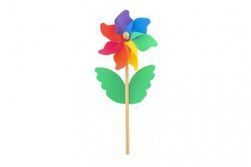 Barva pinwheela 38cm lesa / plastičnega premera 15cm RM_00850281
