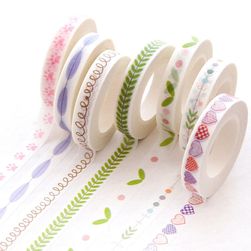 Kreativní washi pásky s roztomilými vzory