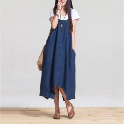 Rochie lejeră de blugi - 2 în 1