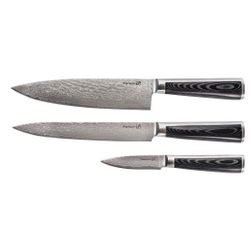 Set de cuțite Damascus Premium, cutie, 3 bucăți VO_6002250