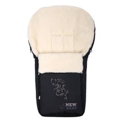 Луксозно джобче за бебе с овча вълна RW_21804