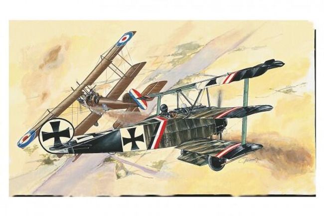 Model Fokker Dr.1 1:72 8,01x9,98cm v krabici 25x14,5x4,5cm RM_48000877 1