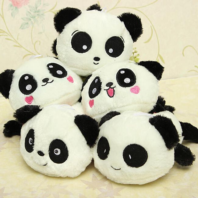 Panda alakú miniatűr párna 1