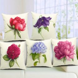 Poszewka na poduszkę z motywem kwiatowym - 5 wariantów