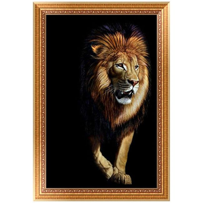 DIY 5D kő festmény - oroszlán 1