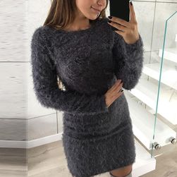 Космат дамски пуловер