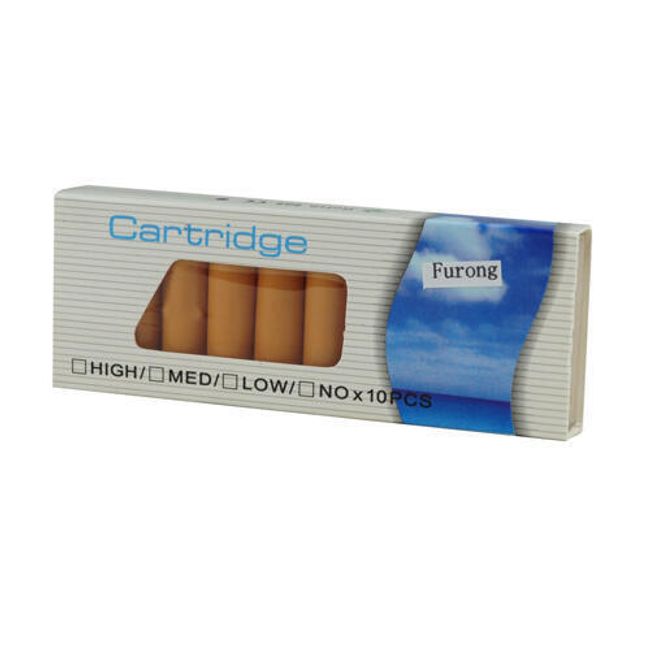 Balení 10 cartridgí do e-cigarety - Furong, vysoký obsah nikotinu 1