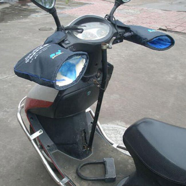 Zimní rukavice na motocykl skútr 1