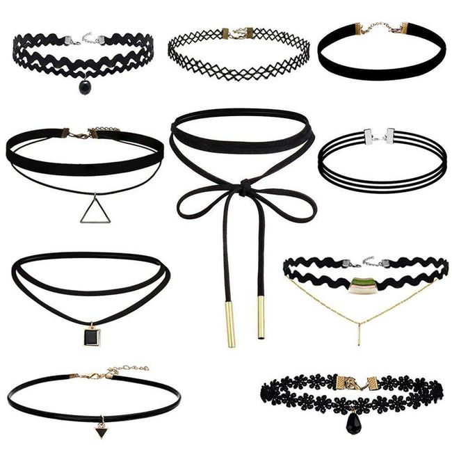 Set ženskih choker ogrlic - različne vrste 1