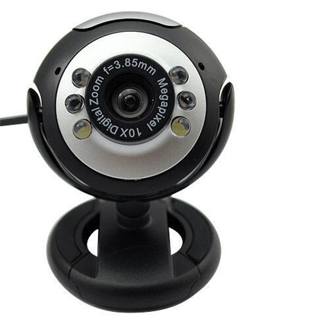 Webkamera s nočním viděním a mikrofonem  - černá 1