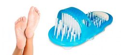 Łatwe do czyszczenia stóp kapcie do kąpieli (niebieskie) SR_DS14471069