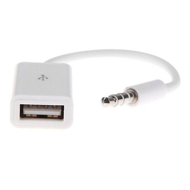 AUX audio kabel mm - female USB