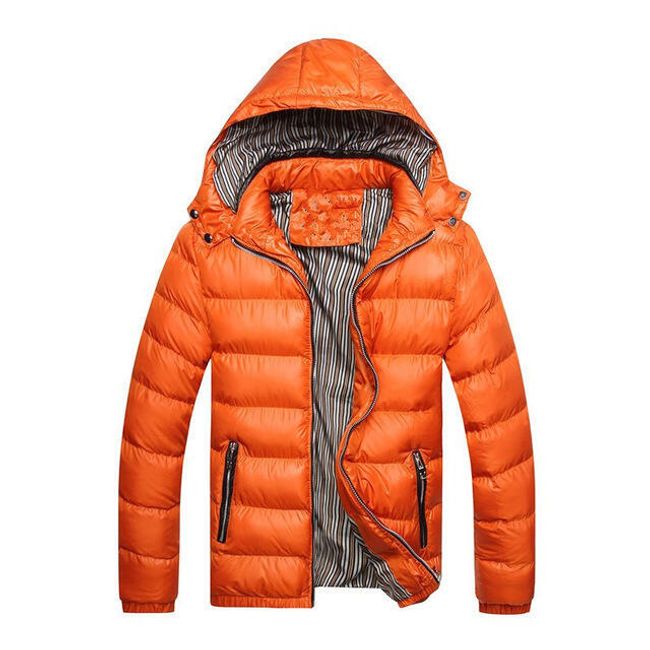 Pánska zimná bunda Seth Oranžová-XL 1