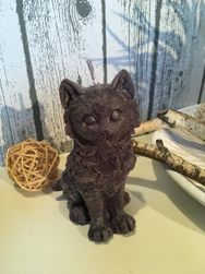 Świeca - czarny kot