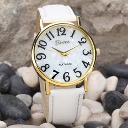 Damski zegarek w stylu retro z dużymi cyframi - 2 kolory