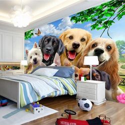 3D-s matrica a falon kutyákkal