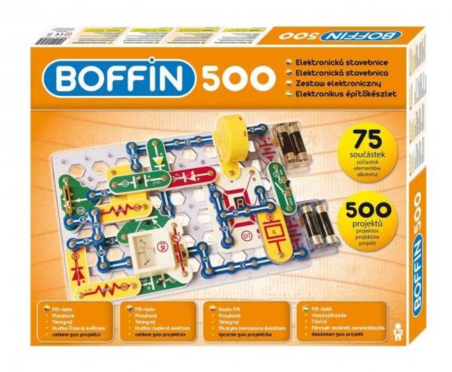 Stavebnica Boffin 500 elektronická 500 projektov na batérie 75ks v krabici 50x39x5cm RM_54001019 1