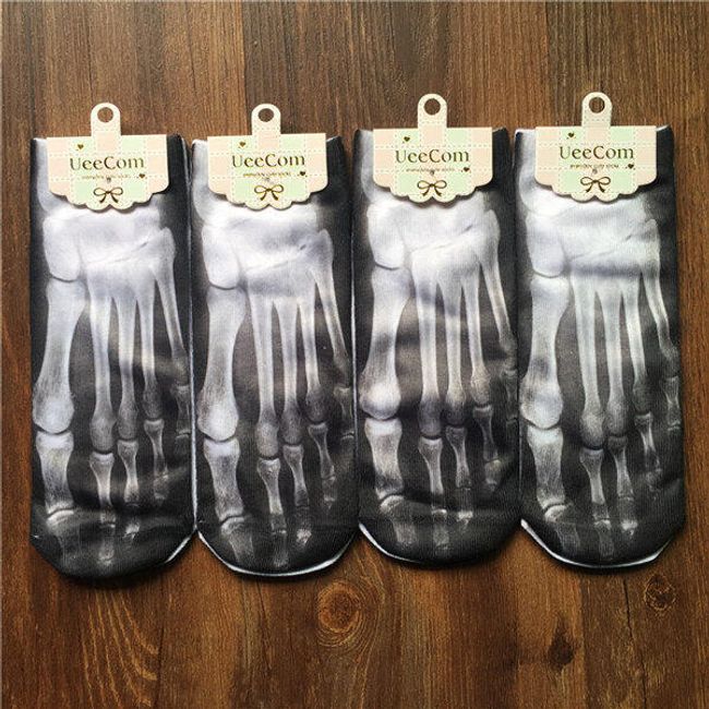 Muške čarape sa motivima rendgenskih stopala 1