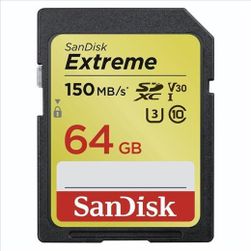 Paměťová karta Extreme SDXC 150 MB/s, UHS - I, Class 10, U3, V30 64 GB VO_2845458