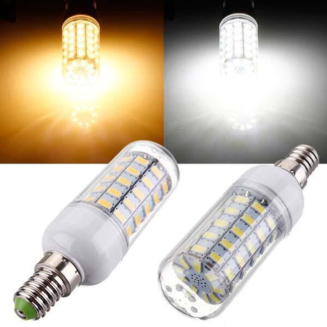 E14 LED žárovka s 59 LED diodami - 2 barvy světla (patice E14) 1