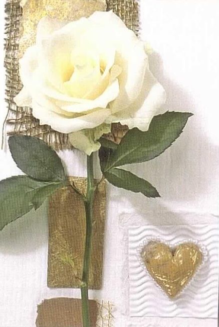 White Rose - darilna kartica 1