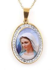 Ženska ogrlica Virgin Mary