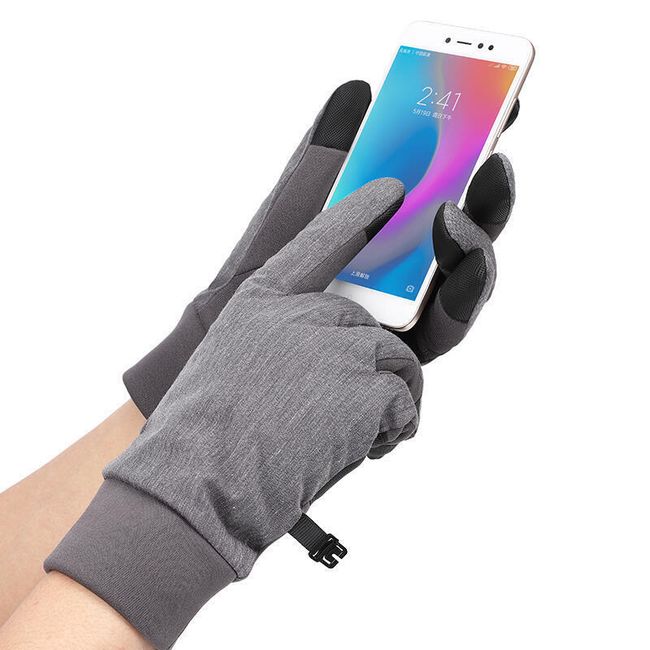 Zimní rukavice na dotykový telefon SKI135 1