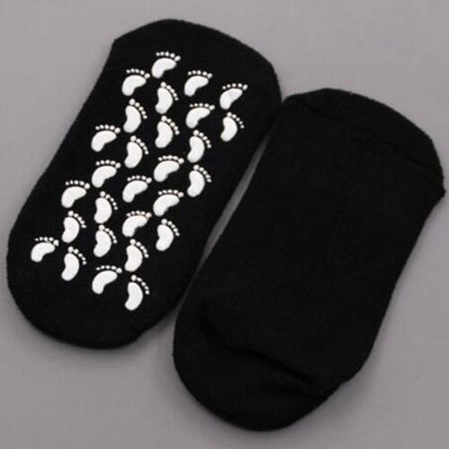 Ponožky s protiskluzovými tlapkami - 6 barev 1