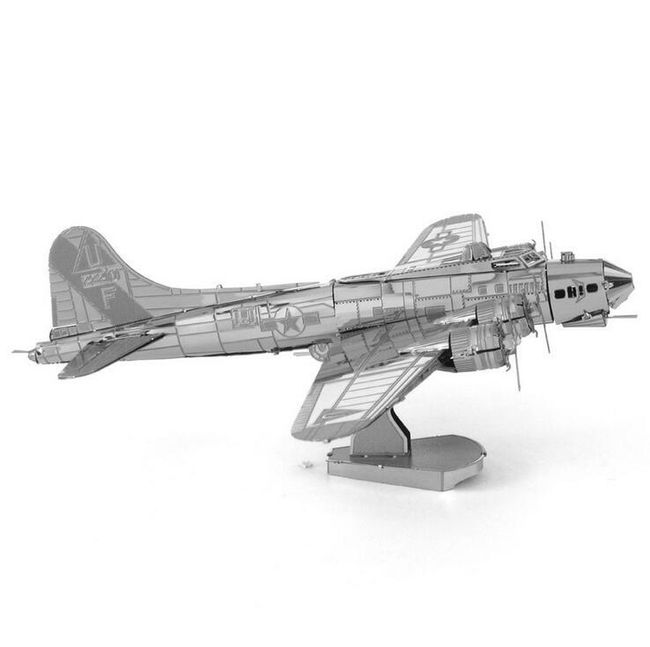 Kovové 3D puzzle - Bombardér B17 1
