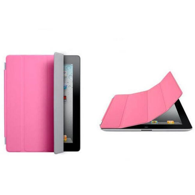 Magnetický chytrý kryt pro iPad 2 - růžový 1