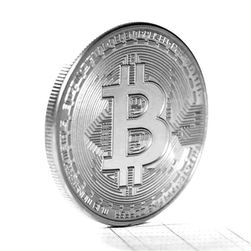 Dekorační mince se znakem Bitcoinu B1