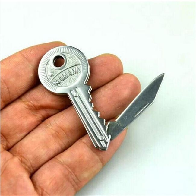 Mini zložljivi nož v obliki ključa 1