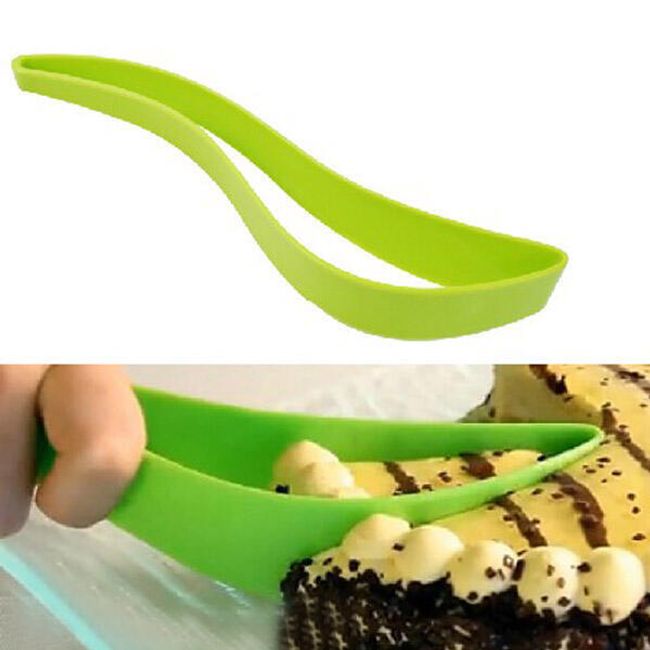 Dizajnerski nož za torto - zelen 1