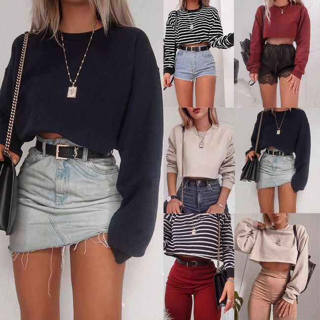 Zenska Crop Dukserica Zara Shipgratis Rs