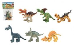 Dinosauři veselí plast 9-11cm 6ks v sáčku RM_00311415