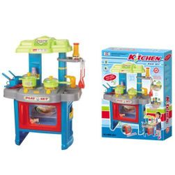 Jucărie Bucătărie pentru copii DELICACY cu accesorii, albastru VO_690403