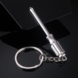 Mini śrubokręt metalowy - brelok do kluczy