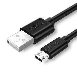 Черен микро USB кабел
