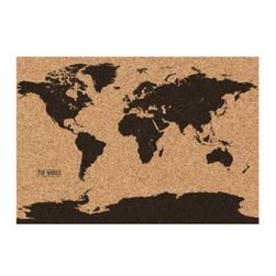 Mapa świata z korka SR_DS18924458