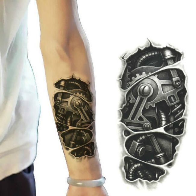 Tatuaj 3d Pentru Bărbați Mecanism Shipgratis Ro