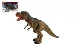Dinosaur tyrannosaurus walking plastic 40cm battery powered with light and sound in a box RM_00311006