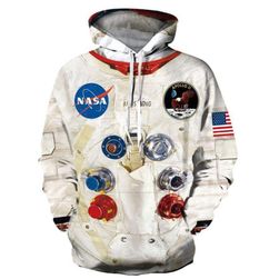 Unisex pulover s 3D potiskom NASA