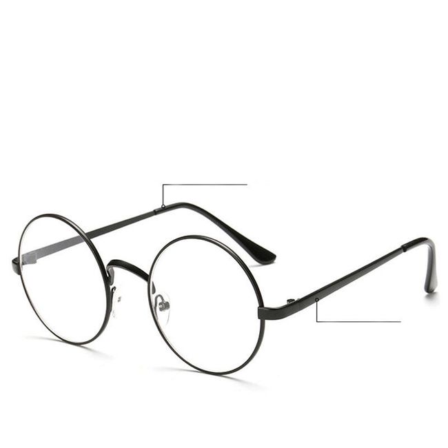 Ochelari Rotunzi Cu Lentile Transparente 4 Culori Shipgratis Ro
