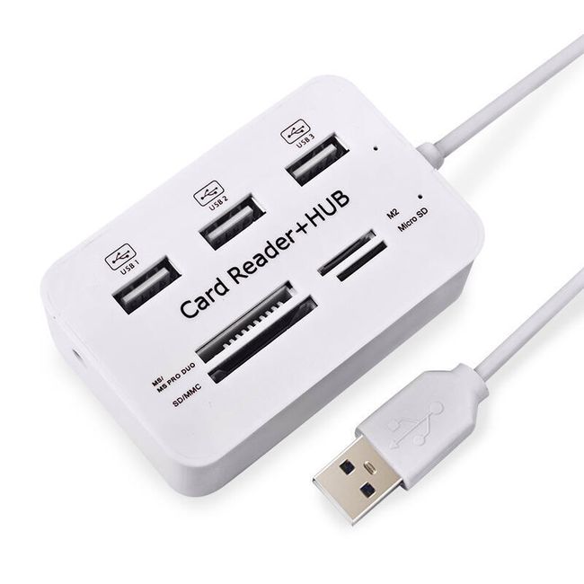 USB HUB и четец на паметни карти 1