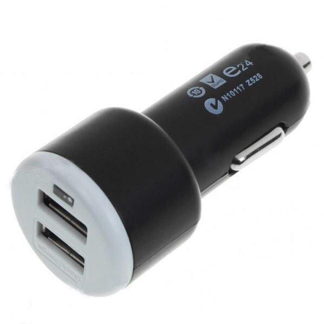 USB adapter do zapalniczki samochodowej - czarny 1