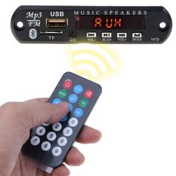 Vezeték nélküli autó dekóder Bluetooth USB AUX MP3 WMA