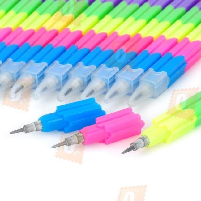 Skládací tužka s osmi hroty - 12 kusů 1