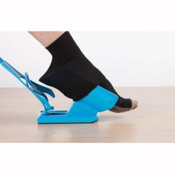 Încălțător pentru șosete de culoare albastră