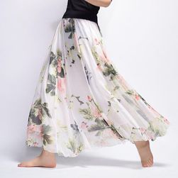 Lehoučká květinová sukně - 19 variant