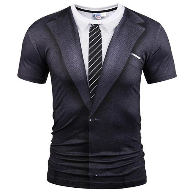 Tričko s potiskem saka a kravaty - velikost č. 7 1